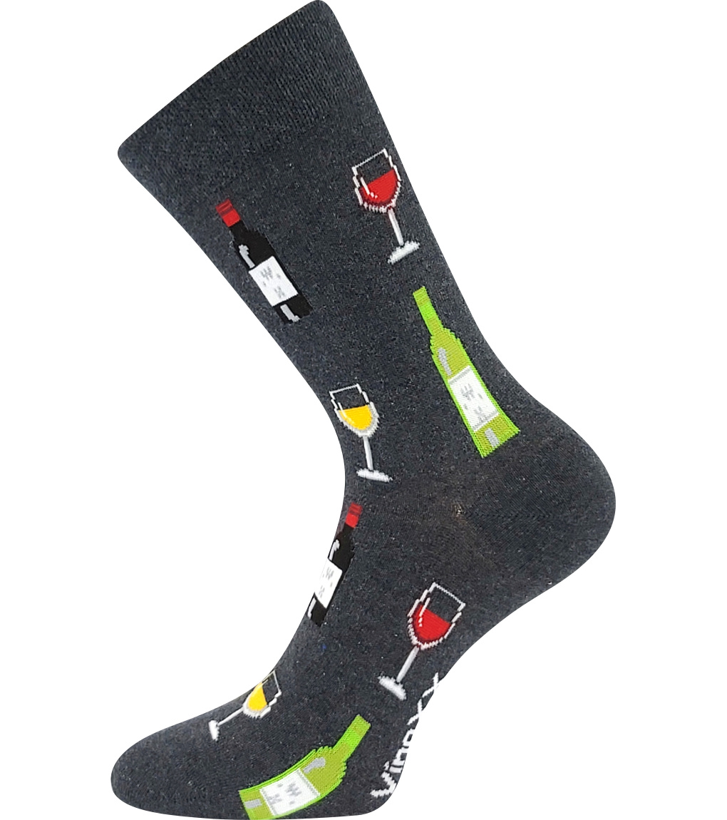 Voxx VínoXX Unisex trendy ponožky BM000001470200101050 víno 35-38 (23-25)
