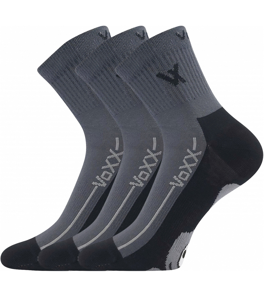Voxx Barefootan Unisex športové ponožky - 3 páry BM000003213100100686 tmavo šedá 35-38 (23-25)