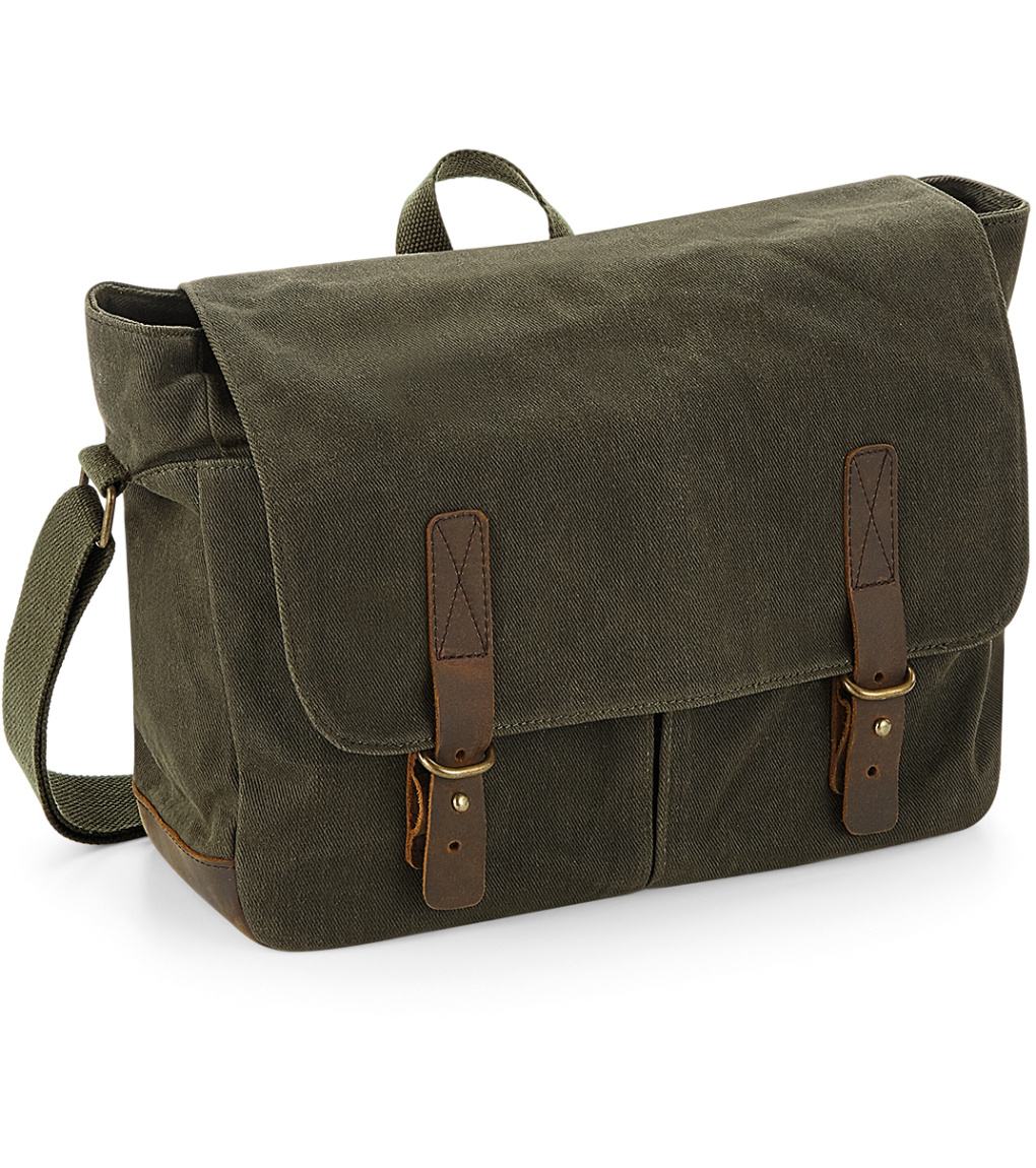 Quadra Taška cez rameno QD653 Olive Green 34 x 26 x 12 cm