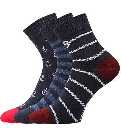 Lonka Dedot Unisex trendy ponožky - 3 páry BM000001792100100275 mix E 35-38 (23-25)