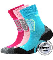Detské outdoorové ponožky - 3 páry Solaxik VoXX®