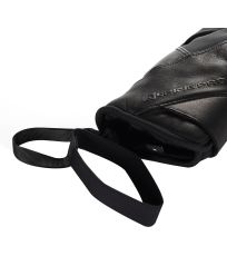 Unisex lyžiarske kožené rukavice LOLRE ALPINE PRO čierna