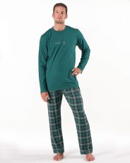 Pánske pyžamo dlhé pánske 79215P GINA