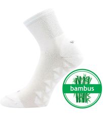 Dámske bambusové ponožky Bengam Voxx biela