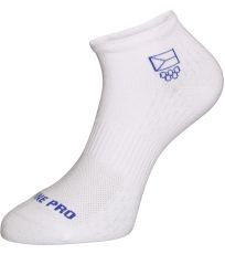 Unisex funkčné ponožky 3 páry OH USCC093 ALPINE PRO biela
