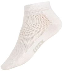Unisex športové nízke ponožky 9A020 LITEX Biela