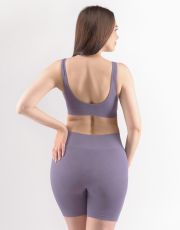 Dámske boxerky s dlhšou nohavičkou 03019P GINA dymová-biela