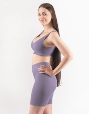 Dámske boxerky s dlhšou nohavičkou 03019P GINA dymová-biela