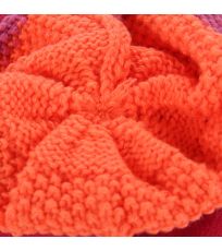 Detská zimná čiapka TANAKIL 2 ALPINE PRO Neón coral