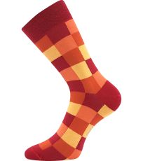 Unisex trendy ponožky - 3 páry Dekostkan Lonka kocky