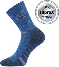Unisex športové ponožky Virgo VoXX® modrá melé