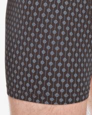 Pánske boxerky s kratšou nohavičkou 73136P GINA čierna - mesiac