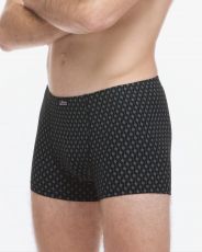 Pánske boxerky s kratšou nohavičkou 73136P GINA čierna - mesiac