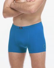 Pánske boxerky s kratšou nohavičkou 73139P GINA Atlantic-biela