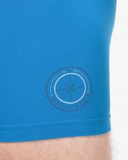 Pánske boxerky s kratšou nohavičkou 73139P GINA Atlantic-biela