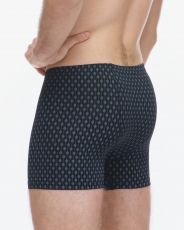 Pánske boxerky s dlhšou nohavičkou 74179P GINA čierna - mesiac