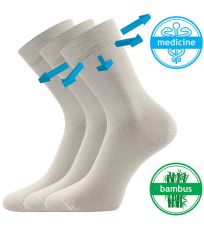 Unisex ponožky s voľným lemom - 3 páry Drbambik Lonka