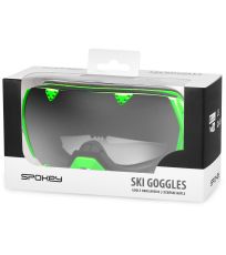 Lyžiarske okuliare - zelené RED ROCK Spokey 