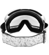 Lyžiarske okuliare - čierno-biele ELBERT Spokey 