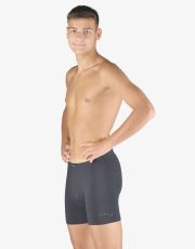 Pánske boxerky s dlhšou nohavičkou 74163P GINA tmavo šedá olivová