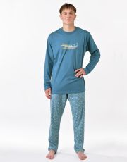 Pánske dlhé pyžamo 79191P GINA