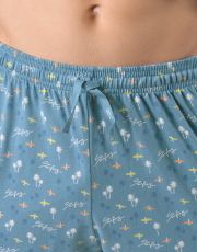 Pánske dlhé pyžamo 79191P GINA mesiac-dunaj