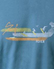 Pánske dlhé pyžamo 79191P GINA mesiac-dunaj