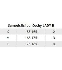 Dámske samodržiace pančuchy PASSION 20 Lady B opal