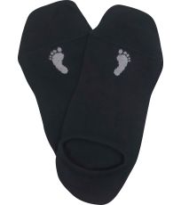 Nízke športové ponožky - 3 páry Barefoot sneaker VoXX® čierna