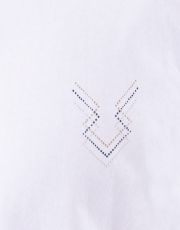 Pánske dlhé pyžamo 79195P GINA Biela-sladkého drievka