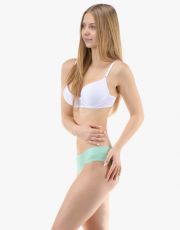 Dámske nohavičky bokové so širokým bokom 16152P GINA Aqua