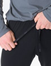 Pánske dlhé pyžamo 79207P GINA tm. šedá-čierna