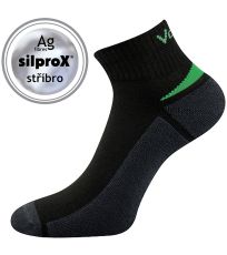 Unisex športové ponožky - 3 páry Aston silproX VoXX® čierna