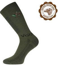 Pánske thermo ponožky Lander VoXX® tmavo zelená