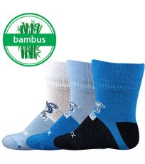 Dojčenské bambusové ponožky - 3 páry Sebík VoXX®