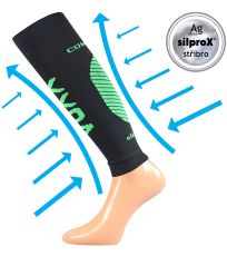 Unisex kompresné návleky na lýtko - 1 pár Protect VoXX® tmavo šedá