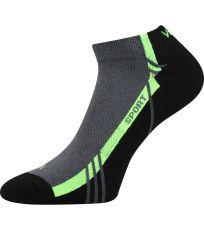 Unisex športové ponožky - 3 páry Pinas VoXX® tmavo šedá