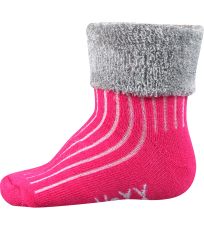 Dojčenské froté ponožky - 3 páry Lunik VoXX® mix A - holka