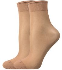 Silonové ponožky - 2 páry NYLON 20DEN Lady B beige