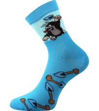 Detské vzorované ponožky Krtek Boma mix 2 / chlapec