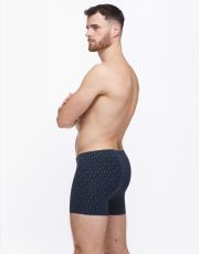 Pánske kratšie boxerky 73137P GINA sladkého drievka akvamarín