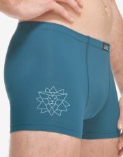 Pánske boxerky s kratšou nohavičkou 73135P GINA petrolejová atlantic