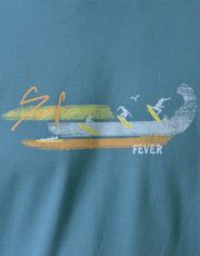 Pánske krátke pyžamo 79190P GINA mesiac-dunaj