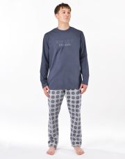 Pánske dlhé pyžamo 79205P GINA