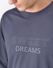 Pánske dlhé pyžamo 79205P GINA tm. šedá-šedá