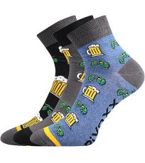 Pánske trendy ponožky - 3 páry Piff 01 VoXX®