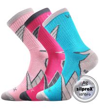 Detské športové ponožky - 3 páry Joskik VoXX® mix B - holka