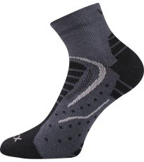 Unisex športové ponožky - 3 páry Dexter I VoXX® tmavo šedá