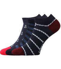 Unisex vzorované ponožky - 3 páry Dedon Lonka