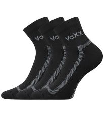 Unisex froté ponožky - 3 páry Caddy B VoXX® čierna